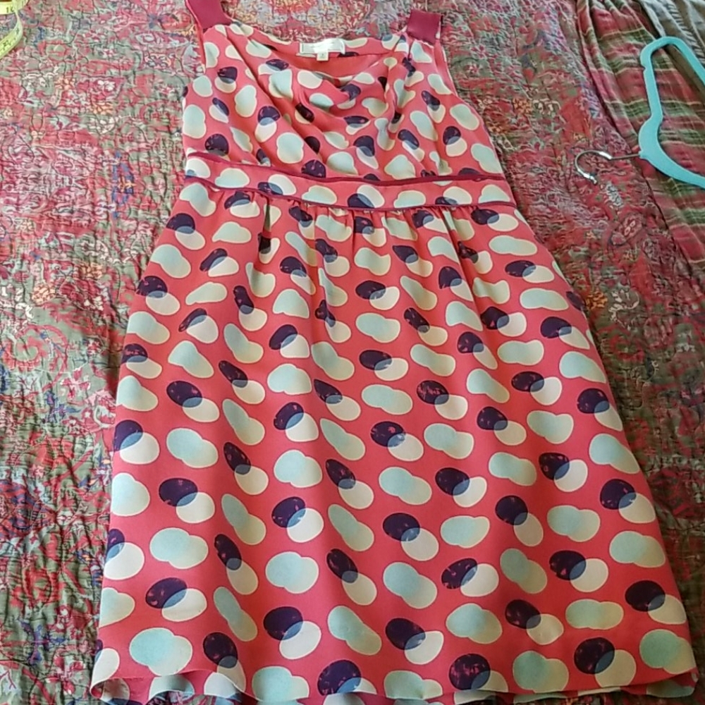 Sleeveless cowl neck dress